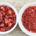 Granules de fraise lyophilisés sains